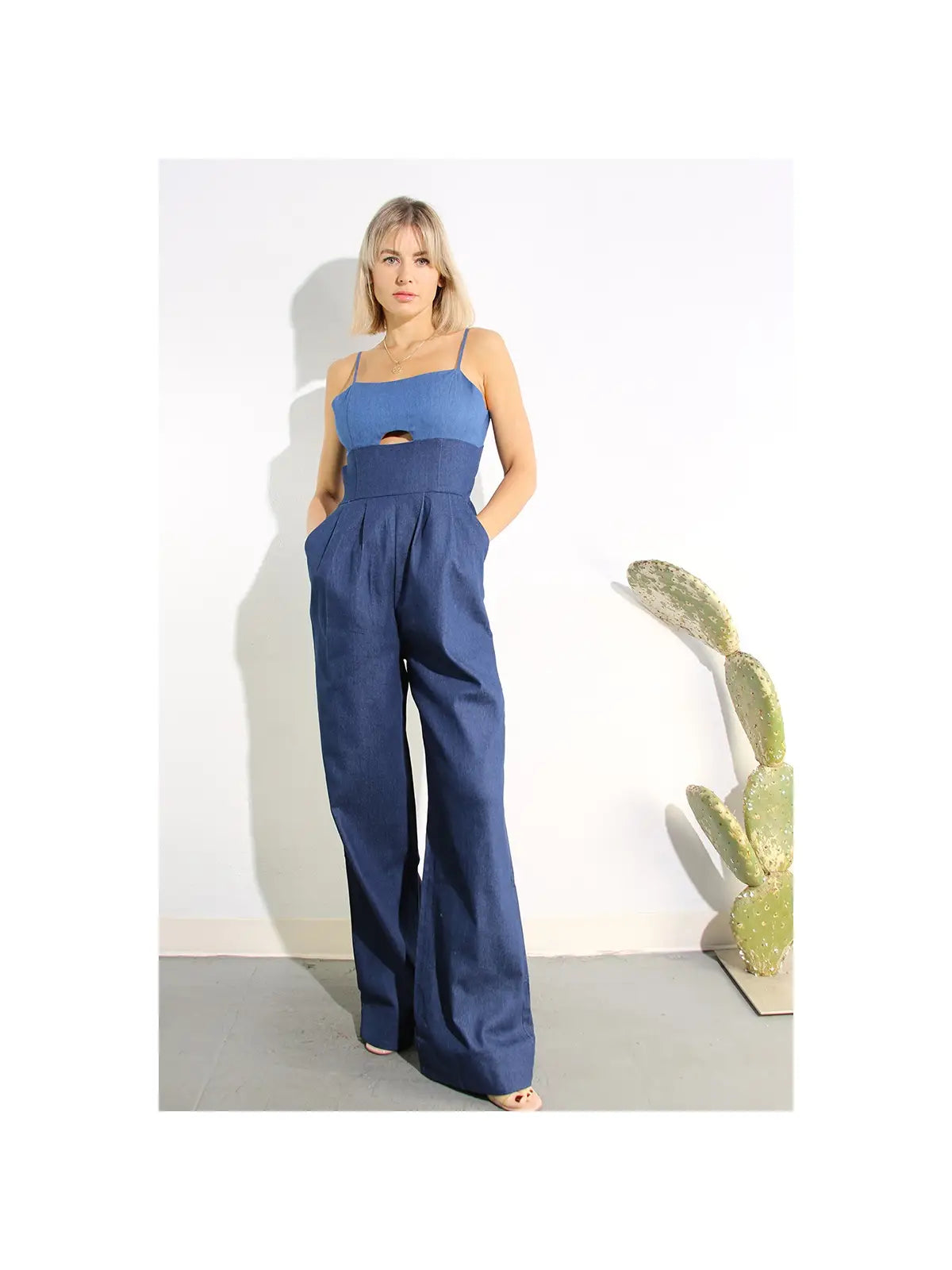 Denim Duo Jumpsuit