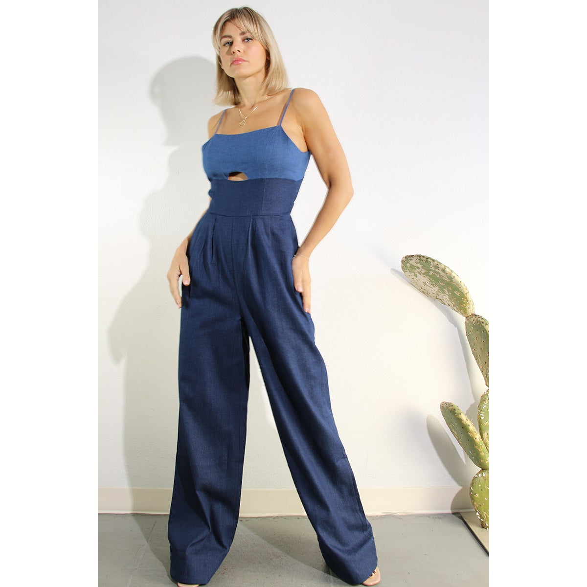 Denim Duo Jumpsuit