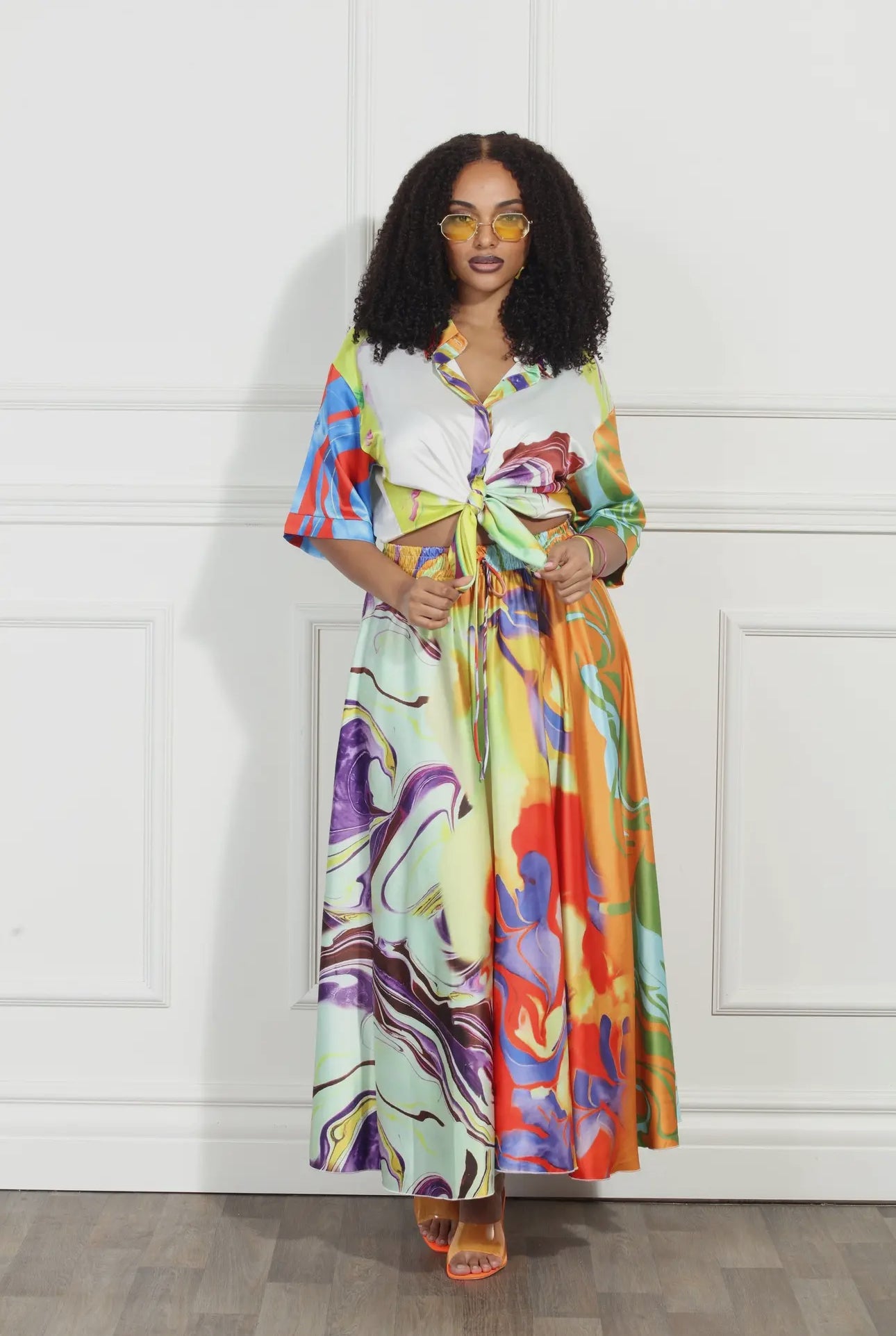 Multi Bliss Skirt Set